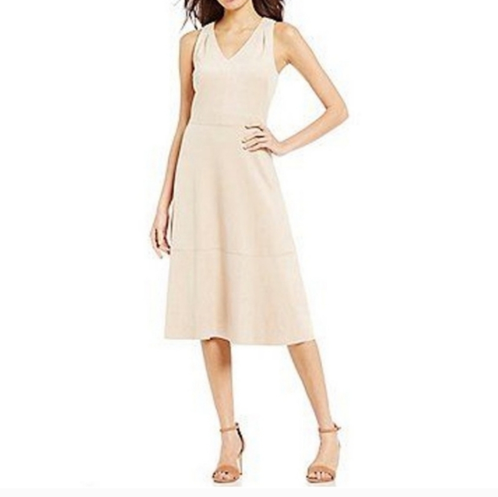 ANTONIO MELANI | $179 Faux Suede Midi Dress